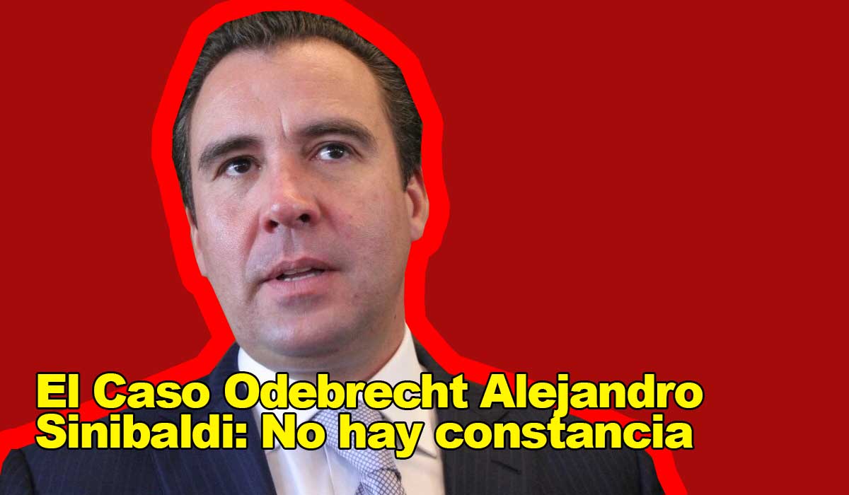 El Caso Odebrecht Alejandro Sinibaldi: No hay constancia de que FECI apeló